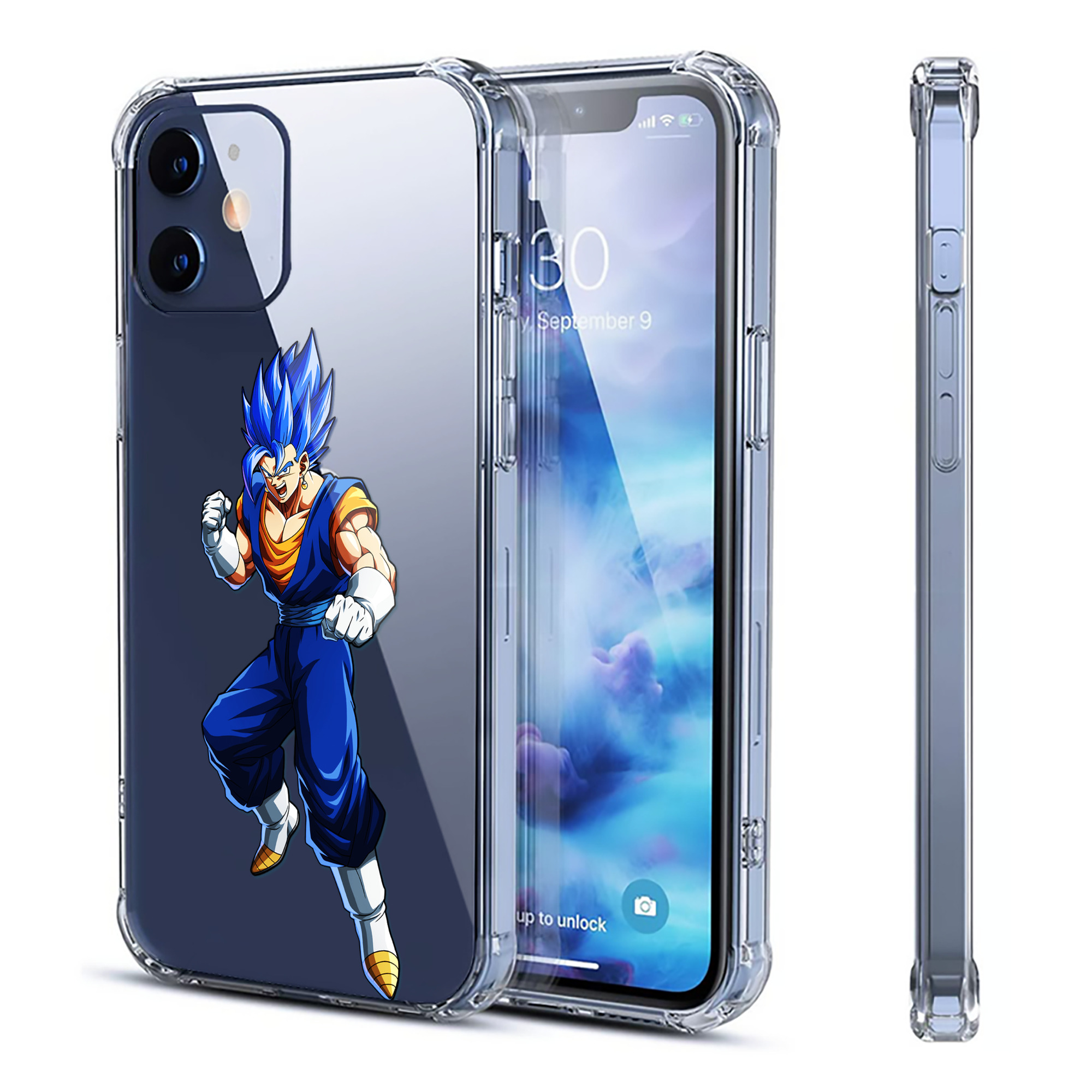 （画像用） ドラゴンボール ベジット DRAGON BALL Vegetto 【iPhone 12シリーズ対応】透明スマホケース（クリアソフトケース）